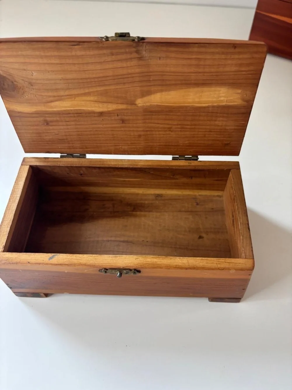 Vintage Lane Selma AL Cedar Chest & Handcrafted Wally 96 Jewelry Box Lot